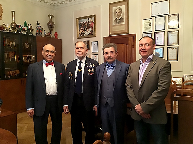 Г.Б. Мирзоев провел встречу с руководством Комиссии по международным связям Российского Союза ветеранов